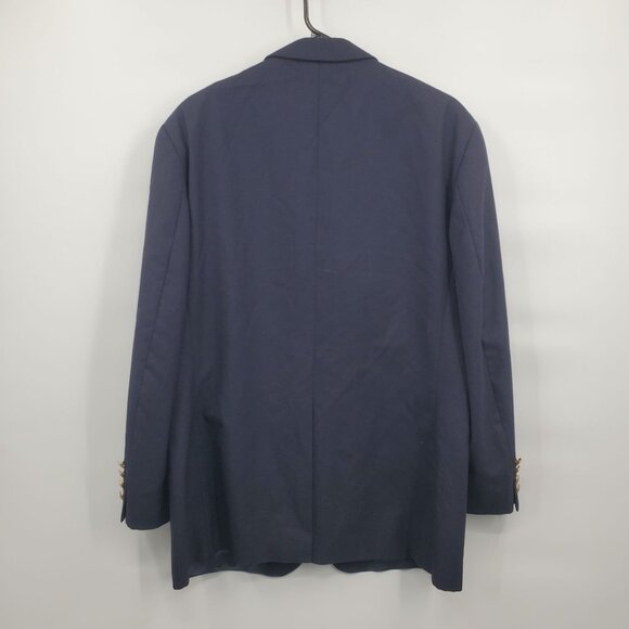 Ralph Lauren Chaps Long Sleeve 2 Button Blazer Jacket Men Size 42 Regular Vintag - Picture 7 of 12